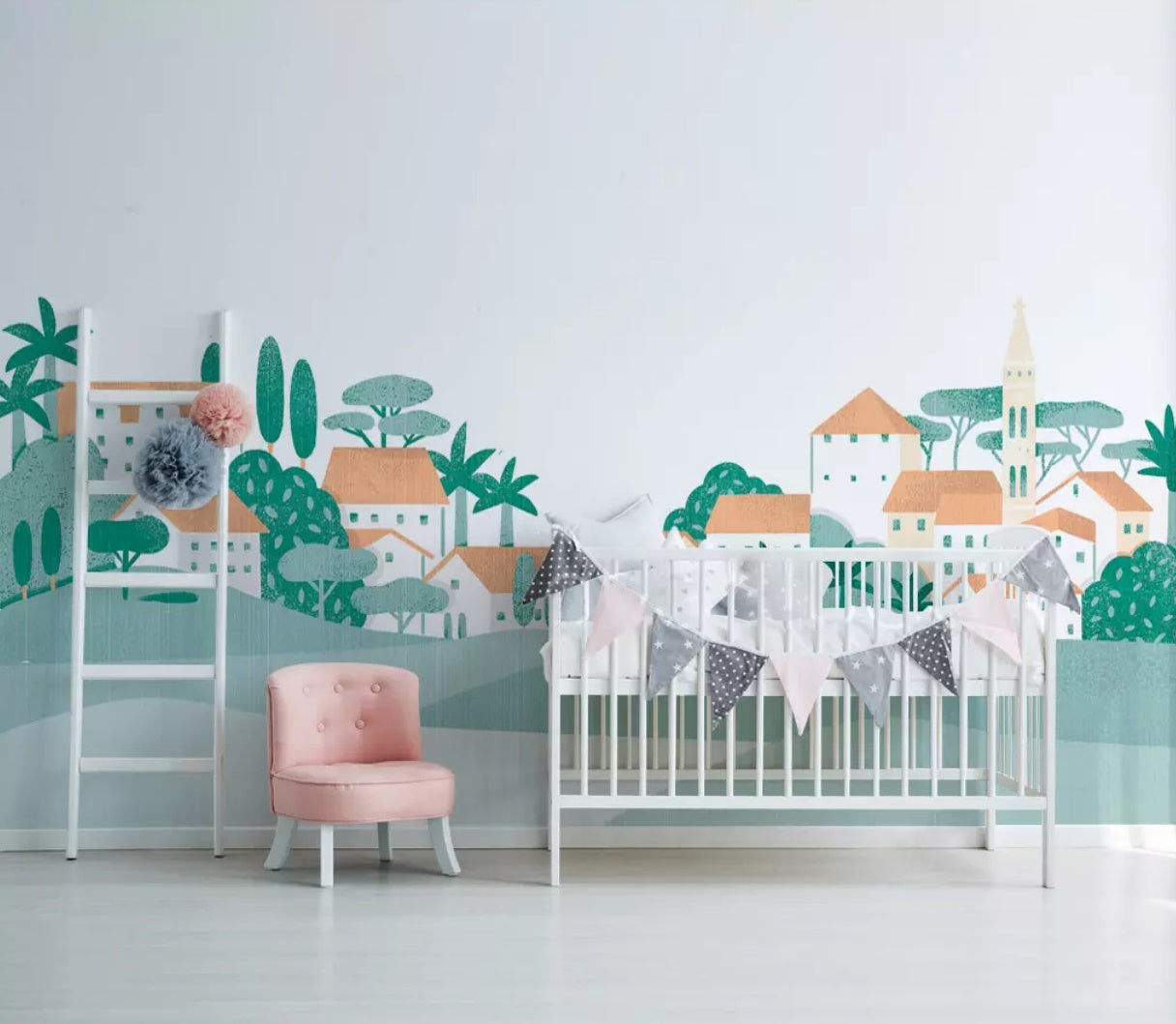 3D Lovely Town 1446 Wall Murals Wallpaper AJ Wallpaper 2 