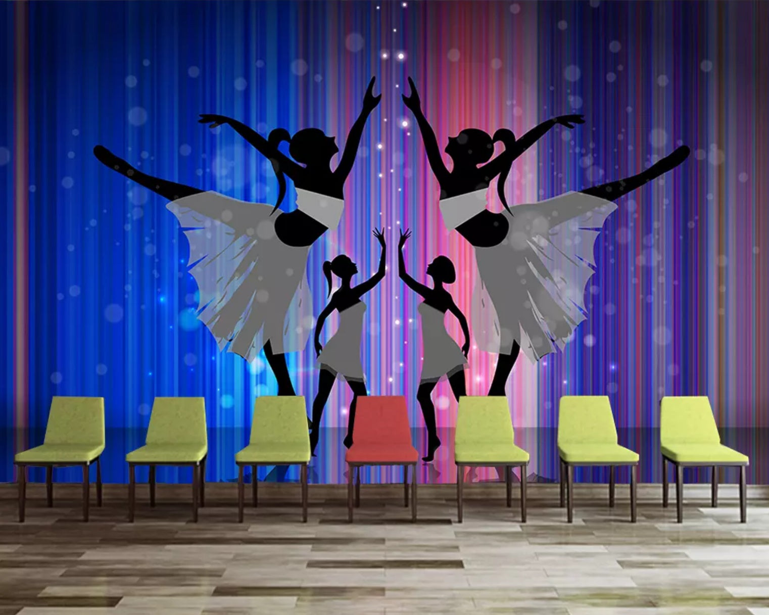3D Dance To Tune 1493 Wall Murals Wallpaper AJ Wallpaper 2 