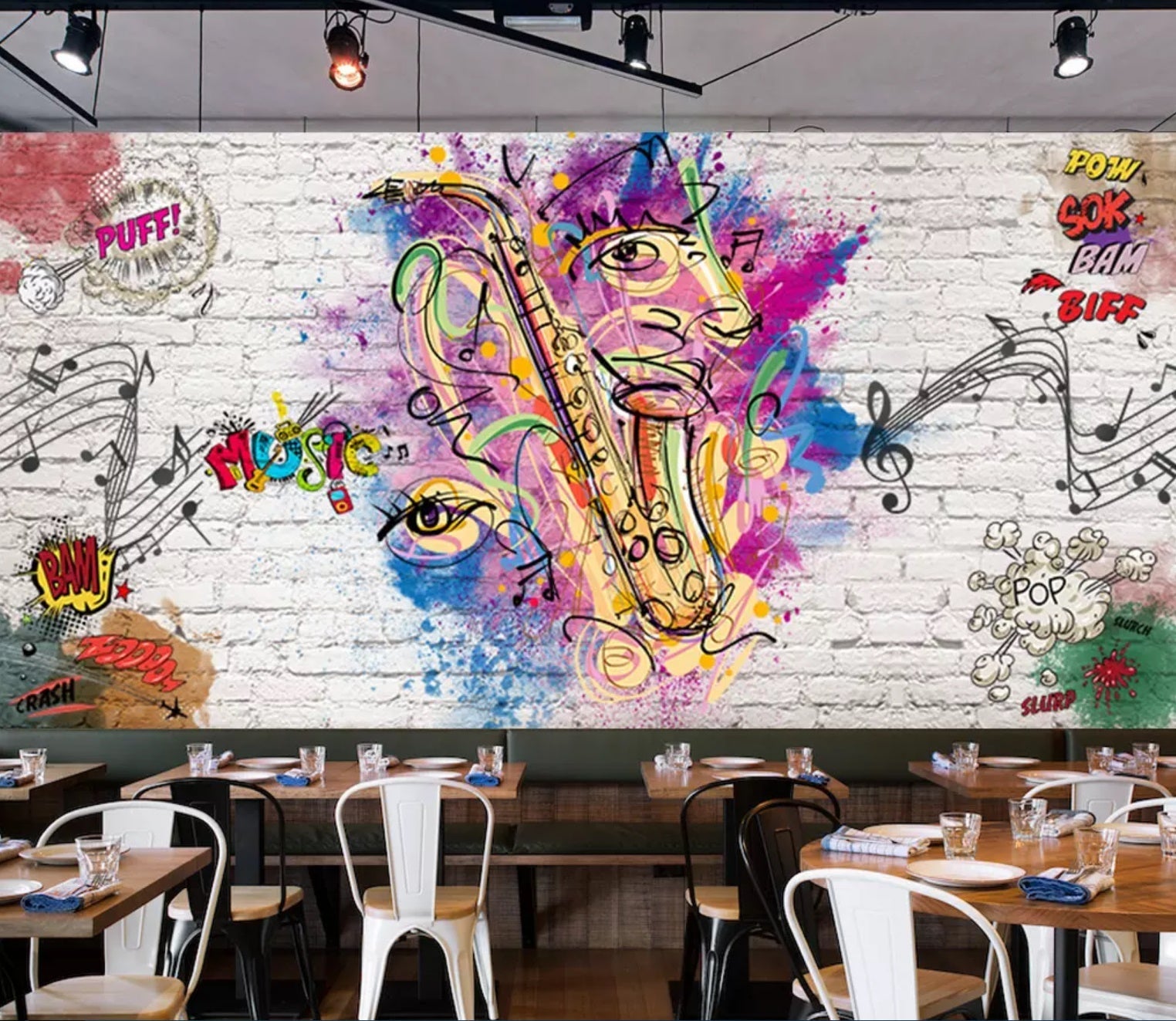 3D Fun Music 1402 Wall Murals Wallpaper AJ Wallpaper 2 