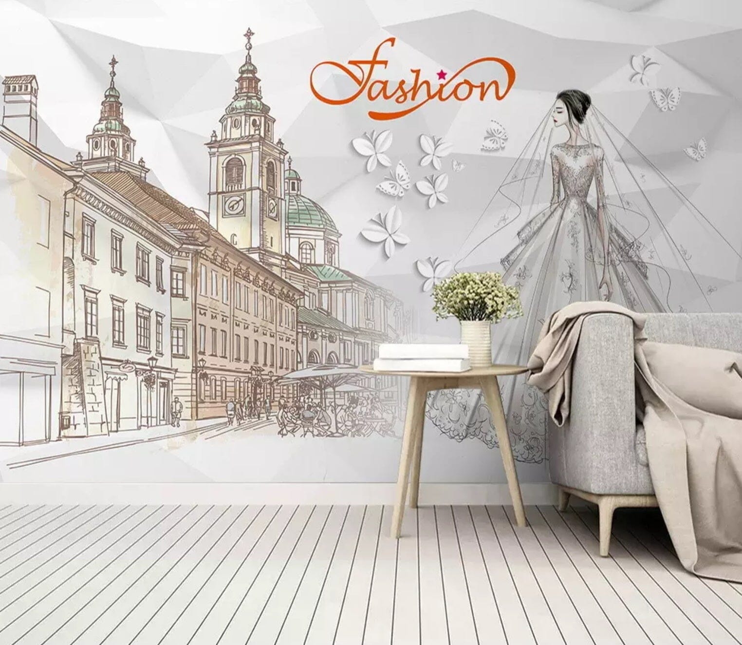3D Wedding Palace 2454 Wall Murals Wallpaper AJ Wallpaper 2 
