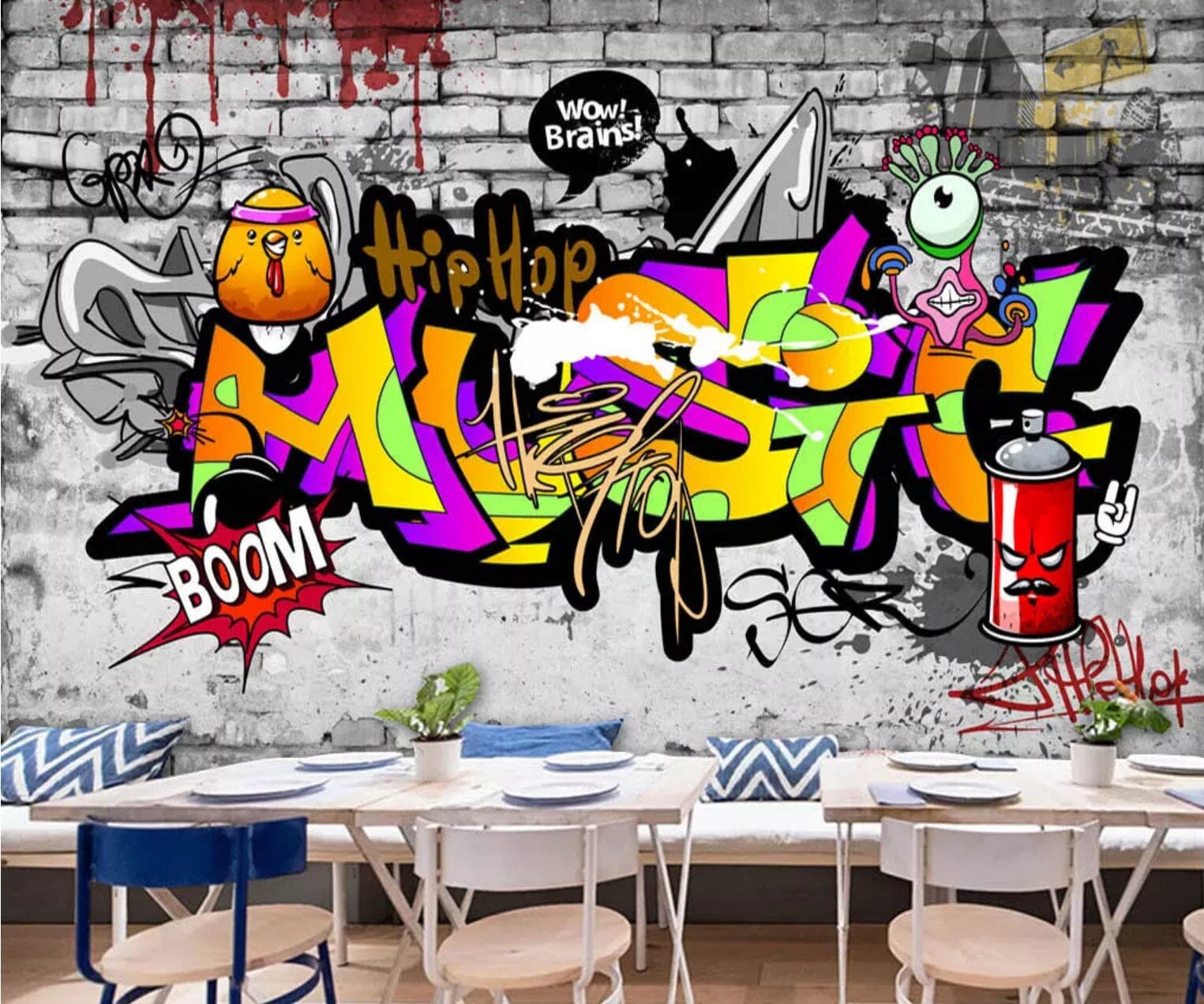 3D Colored Letters 2390 Wall Murals Wallpaper AJ Wallpaper 2 