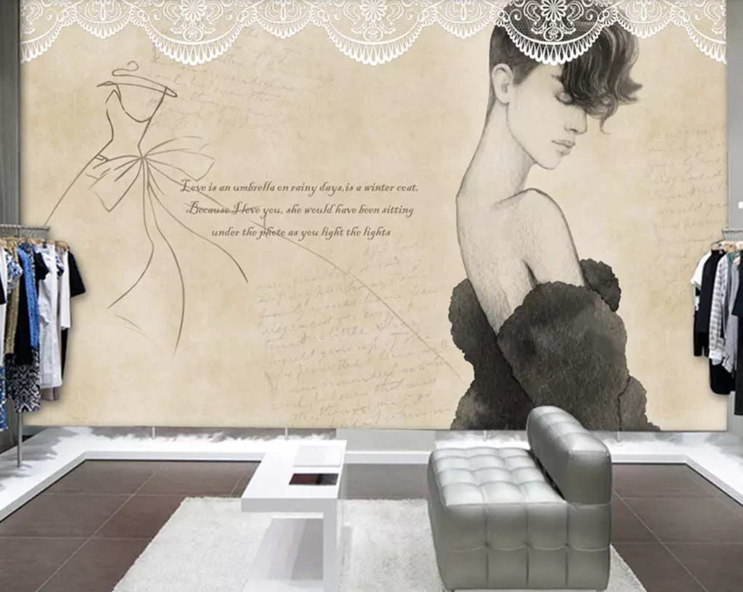 3D Fashion Lady 1099 Wall Murals Wallpaper AJ Wallpaper 2 