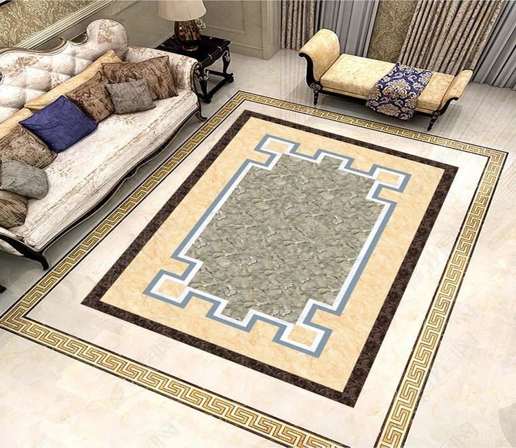 3D Color Stripe WG589 Non Slip Rug Mat Mat AJ Creativity Home 