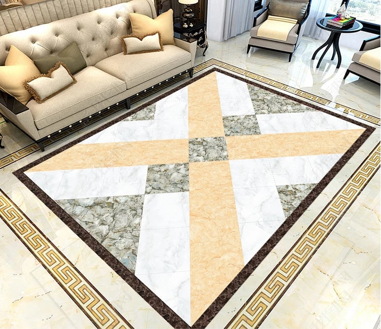 3D Color Stripe WG590 Non Slip Rug Mat Mat AJ Creativity Home 