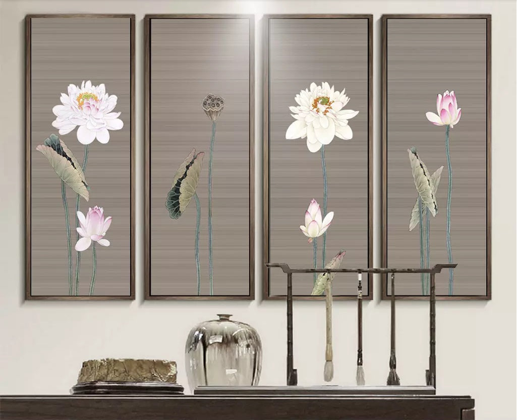 3D Lotus 1541 Wall Murals Wallpaper AJ Wallpaper 2 