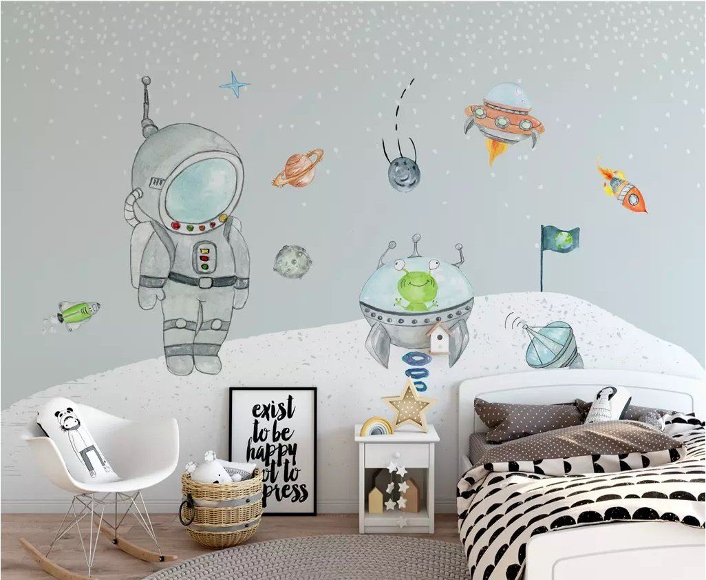 3D Astronaut 1781 Wall Murals Wallpaper AJ Wallpaper 2 