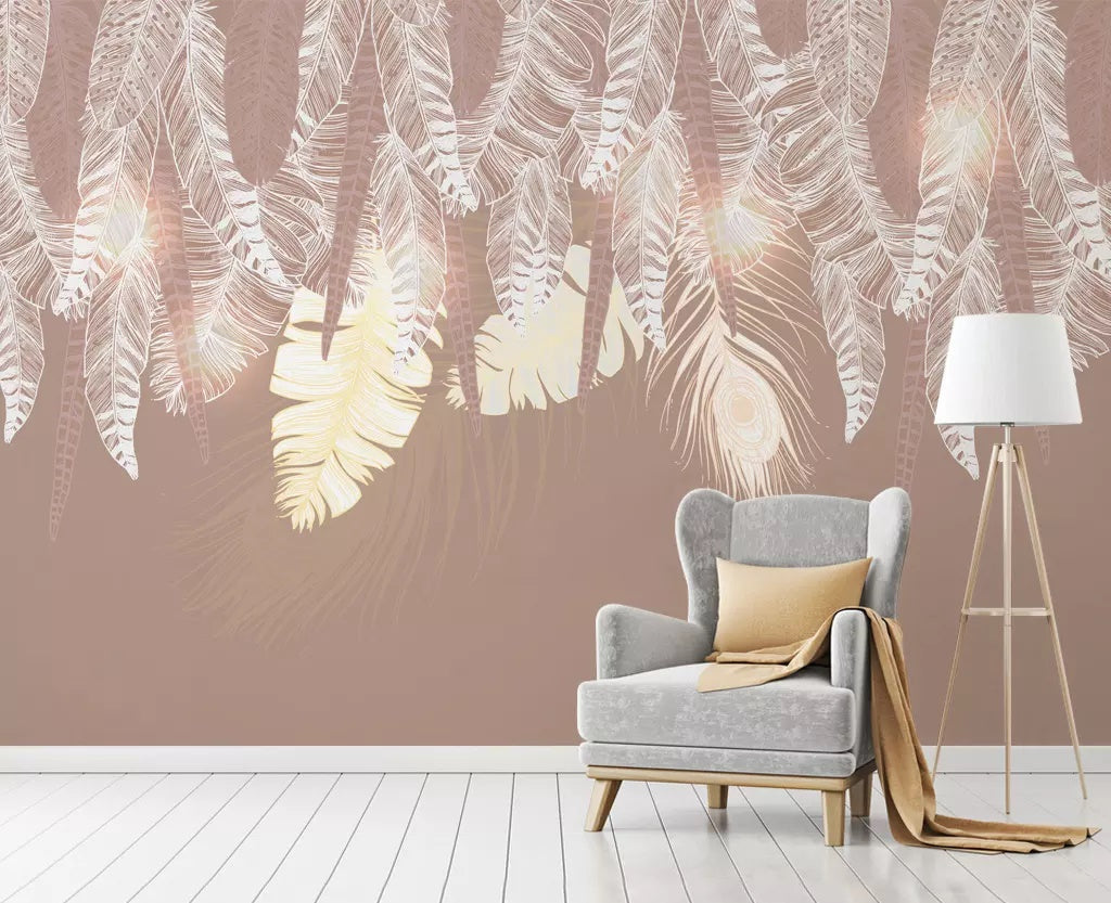 3D Leaves 1770 Wall Murals Wallpaper AJ Wallpaper 2 