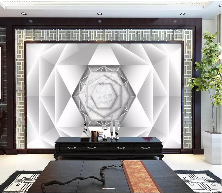 3D Diamond Patchwork 1673 Wall Murals Wallpaper AJ Wallpaper 2 