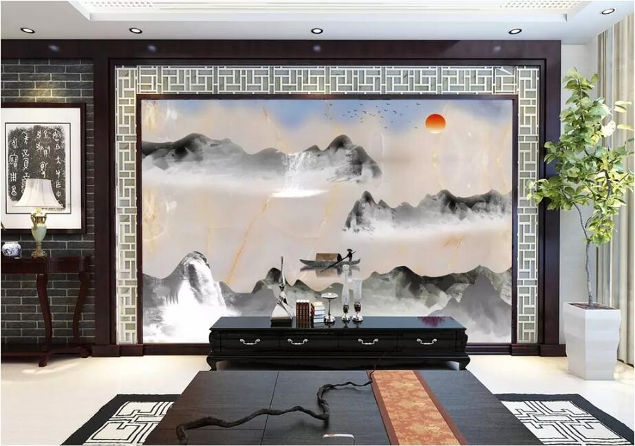 3D Abstract Valley 2612 Wall Murals
