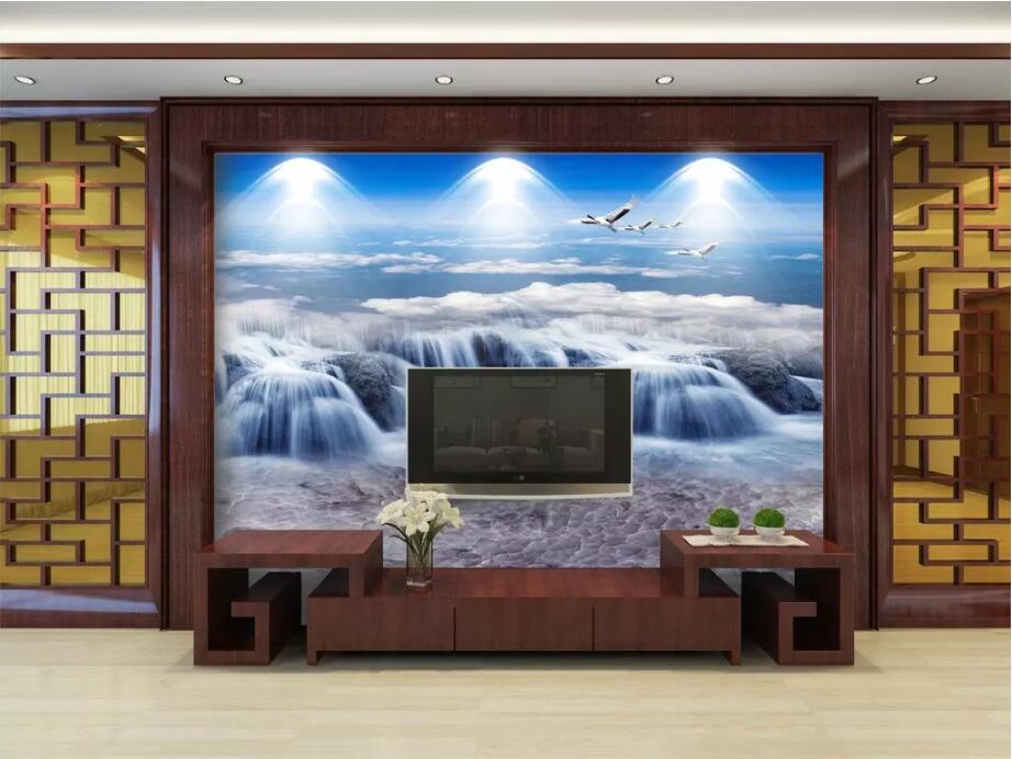 3D Waterfall 1623 Wall Murals Wallpaper AJ Wallpaper 2 