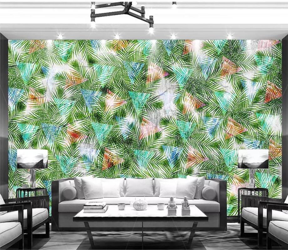 3D Colored Triangle 2413 Wall Murals Wallpaper AJ Wallpaper 2 