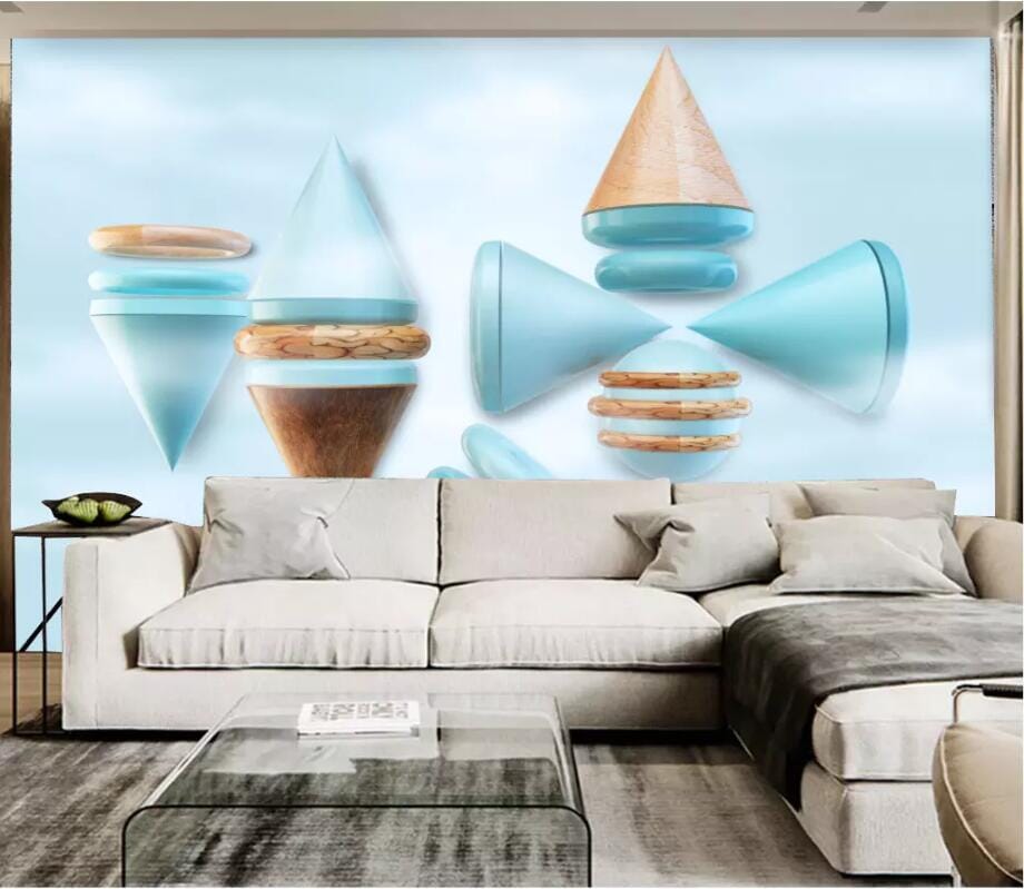 3D Blue Top 2803 Wall Murals Wallpaper AJ Wallpaper 2 