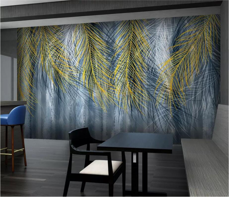 3D Colored Leaves 2801 Wall Murals Wallpaper AJ Wallpaper 2 