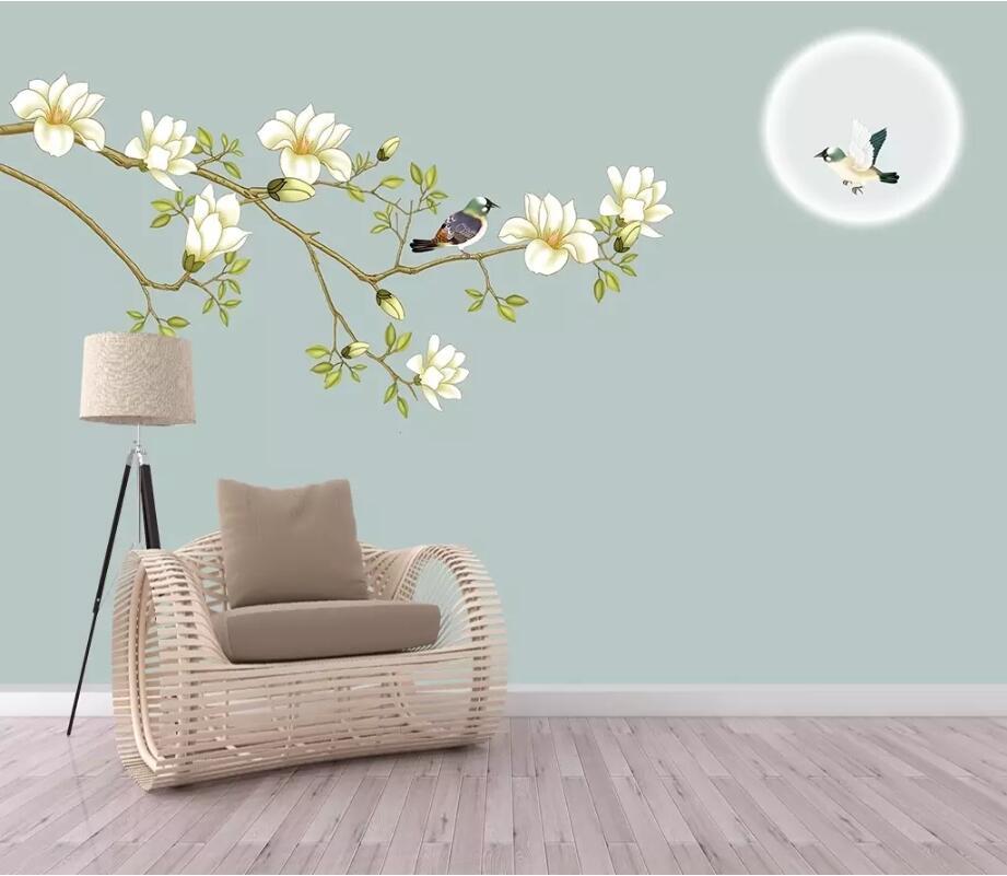 3D Branch Bird 1817 Wall Murals Wallpaper AJ Wallpaper 2 
