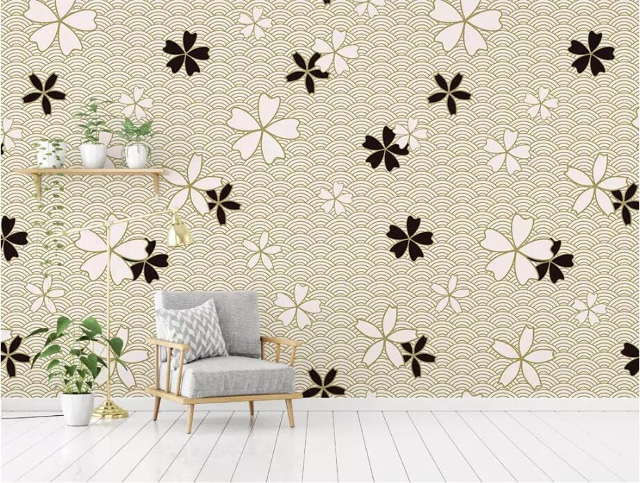 3D Bow Flower 2813 Wall Murals Wallpaper AJ Wallpaper 2 