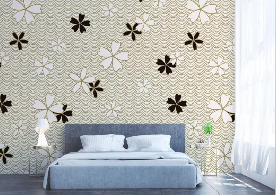 3D Bow Flower 2813 Wall Murals Wallpaper AJ Wallpaper 2 