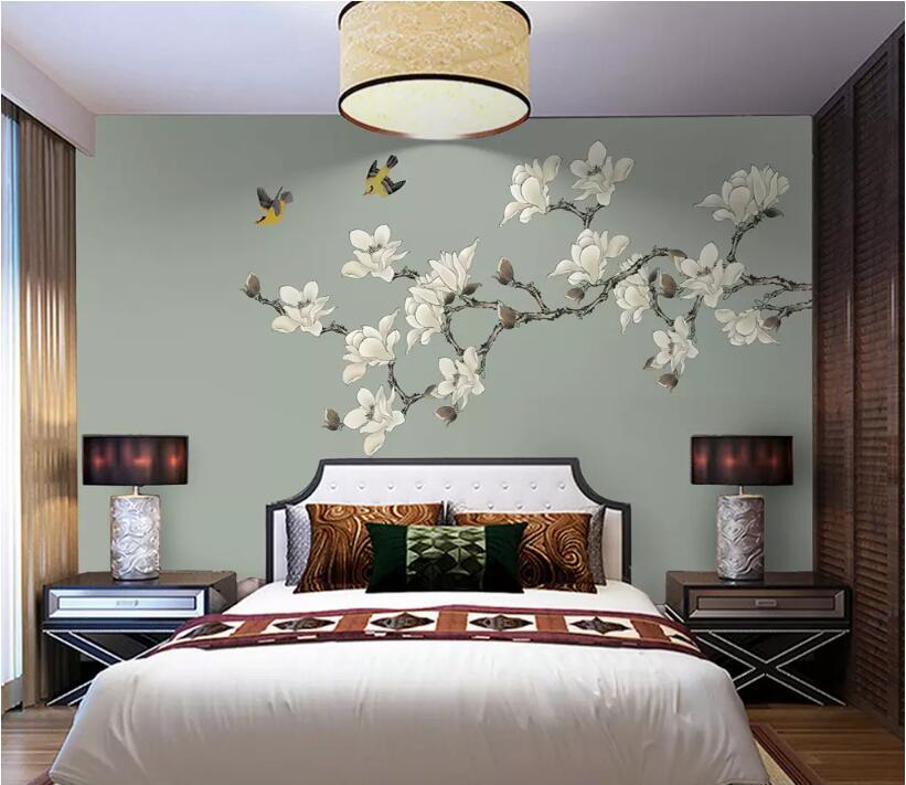 3D Branch Plum 1839 Wall Murals Wallpaper AJ Wallpaper 2 