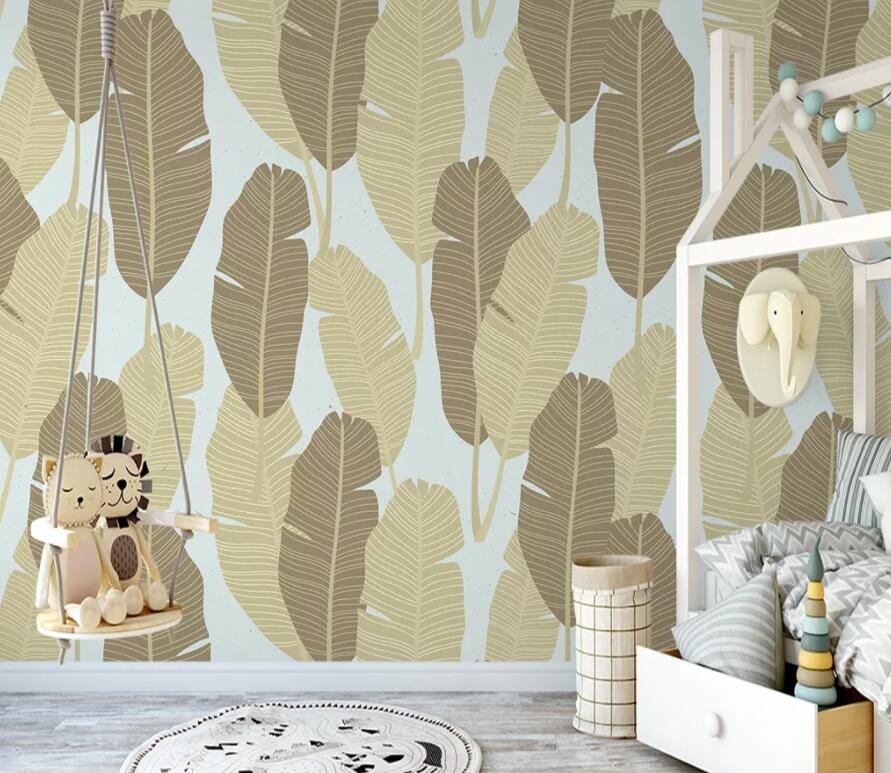 3D Banana Leaf 2578 Wall Murals Wallpaper AJ Wallpaper 2 