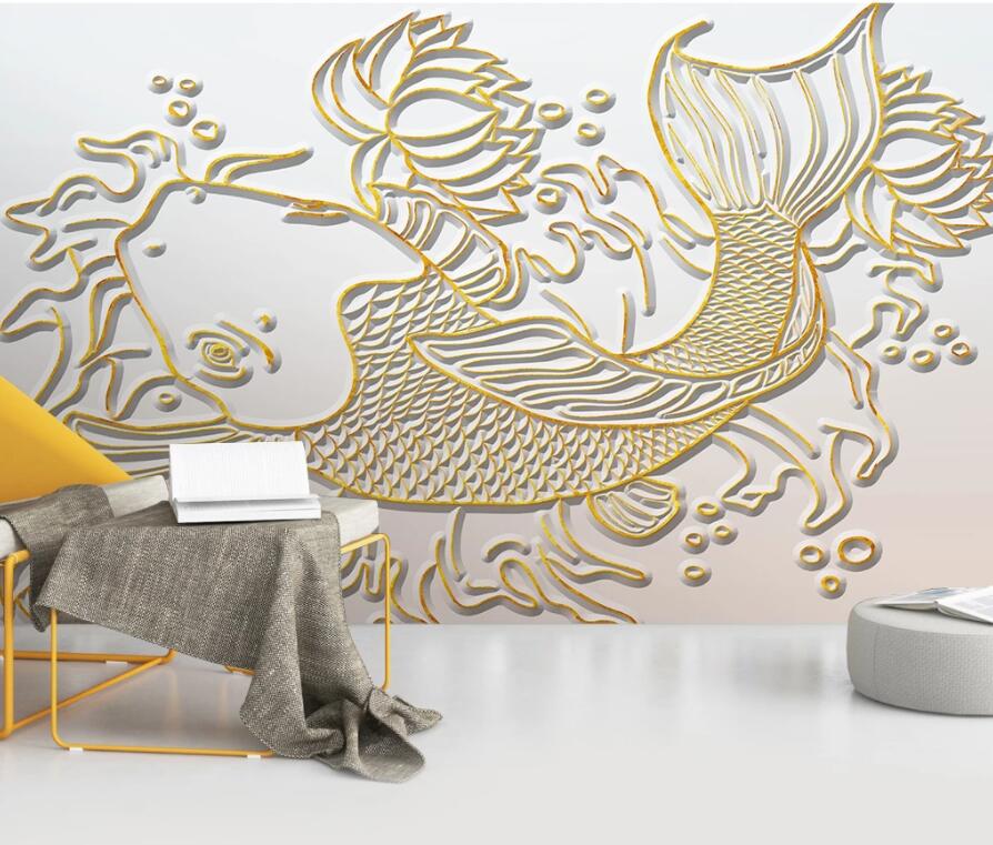 3D Goldfish 2011 Wall Murals Wallpaper AJ Wallpaper 2 