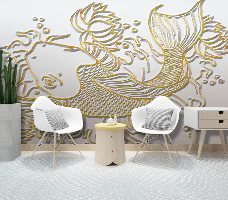 3D Goldfish 2011 Wall Murals Wallpaper AJ Wallpaper 2 
