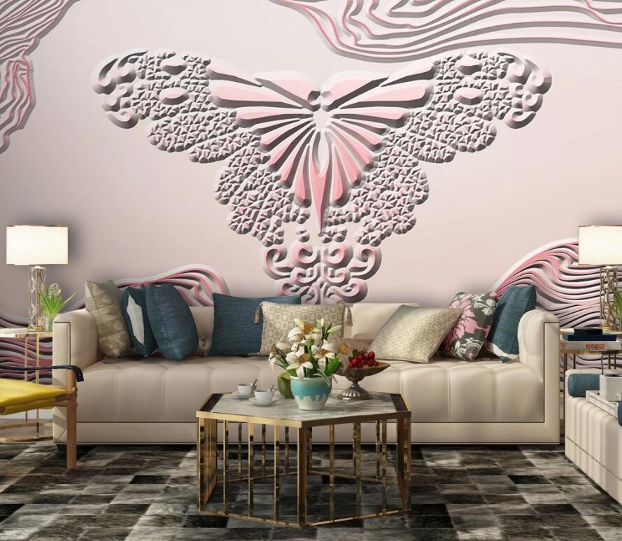 3D Butterfly 2007 Wall Murals Wallpaper AJ Wallpaper 2 