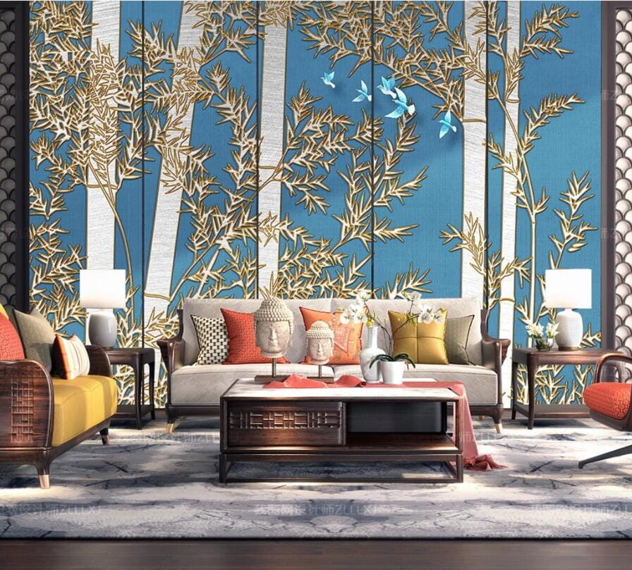 3D Bamboo Forest 3025 Wall Murals Wallpaper AJ Wallpaper 2 