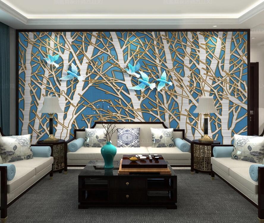 3D Tree Branch 2001 Wall Murals Wallpaper AJ Wallpaper 2 