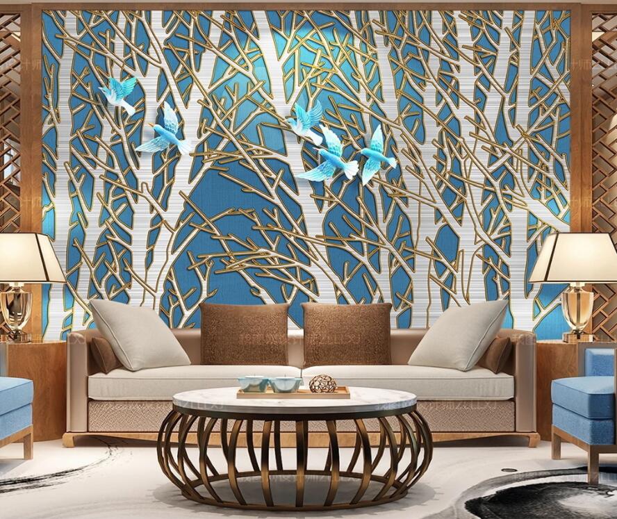 3D Tree Branch 2001 Wall Murals Wallpaper AJ Wallpaper 2 