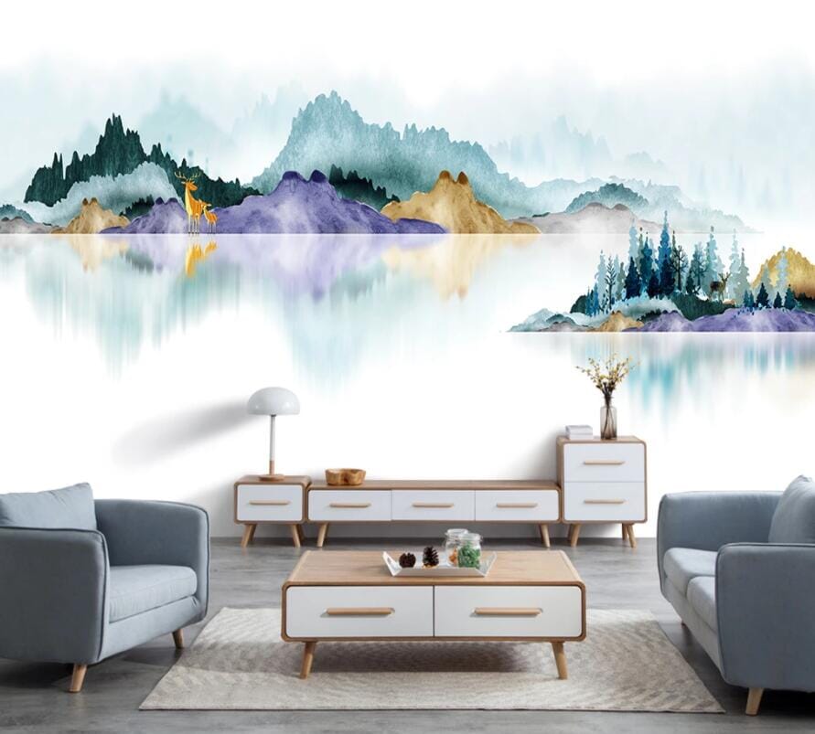3D Color River 2228 Wall Murals Wallpaper AJ Wallpaper 2 