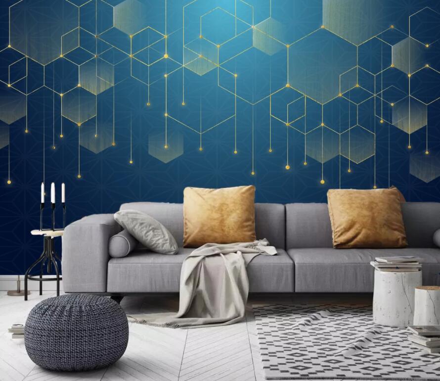 3D Geometric Patterns 1895 Wall Murals Wallpaper AJ Wallpaper 2 