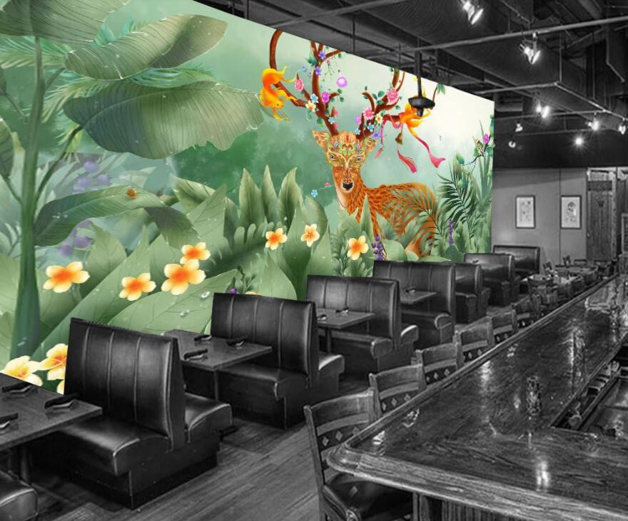 3D Little Deer Woods 1279 Wall Murals Wallpaper AJ Wallpaper 2 