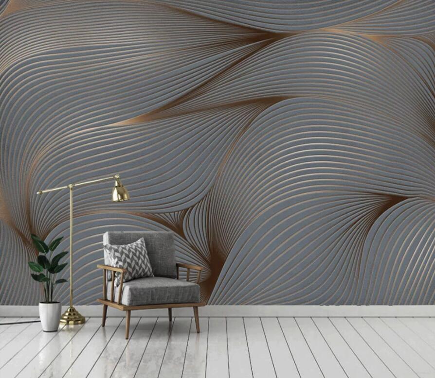 3D Geometric Lines 1364 Wall Murals Wallpaper AJ Wallpaper 2 