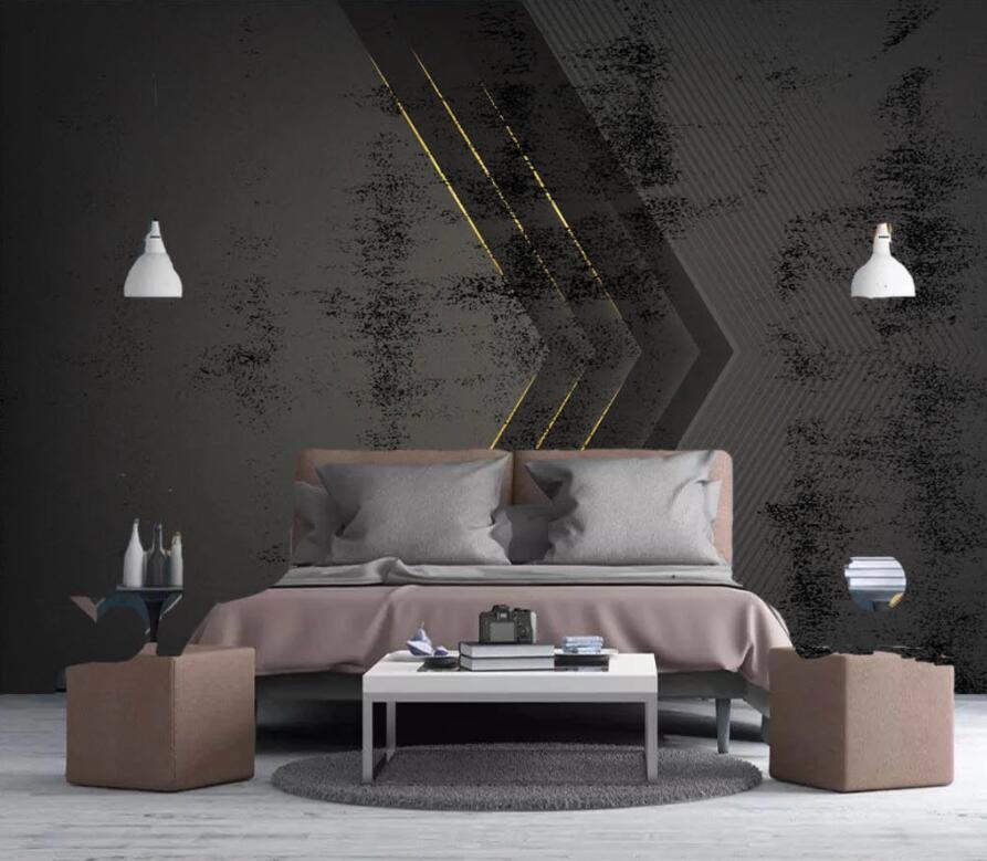 3D Golden Lines 1923 Wall Murals Wallpaper AJ Wallpaper 2 