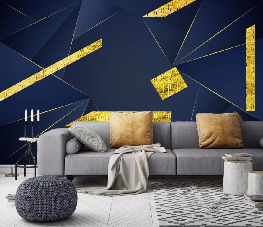 3D Geometric Patchwork 2864 Wall Murals Wallpaper AJ Wallpaper 2 