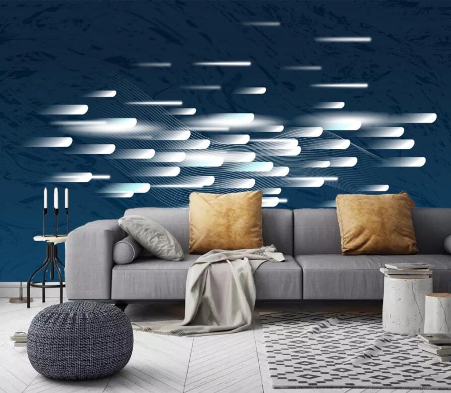 3D White Shooting Star 2925 Wall Murals Wallpaper AJ Wallpaper 2 