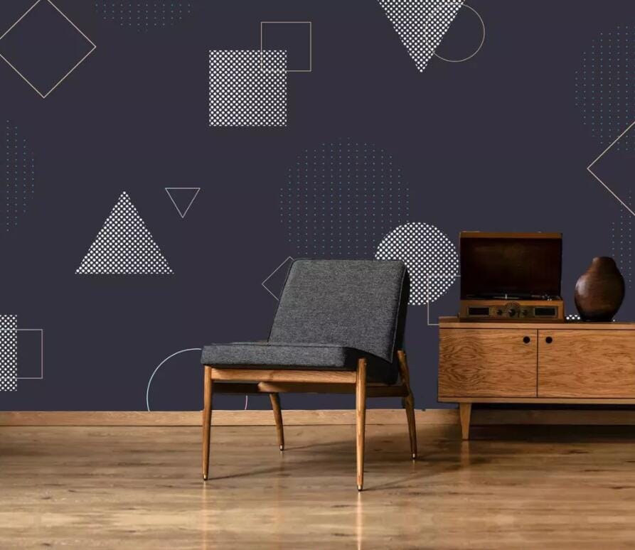 3D Minimalistic Geometry 3024 Wall Murals Wallpaper AJ Wallpaper 2 