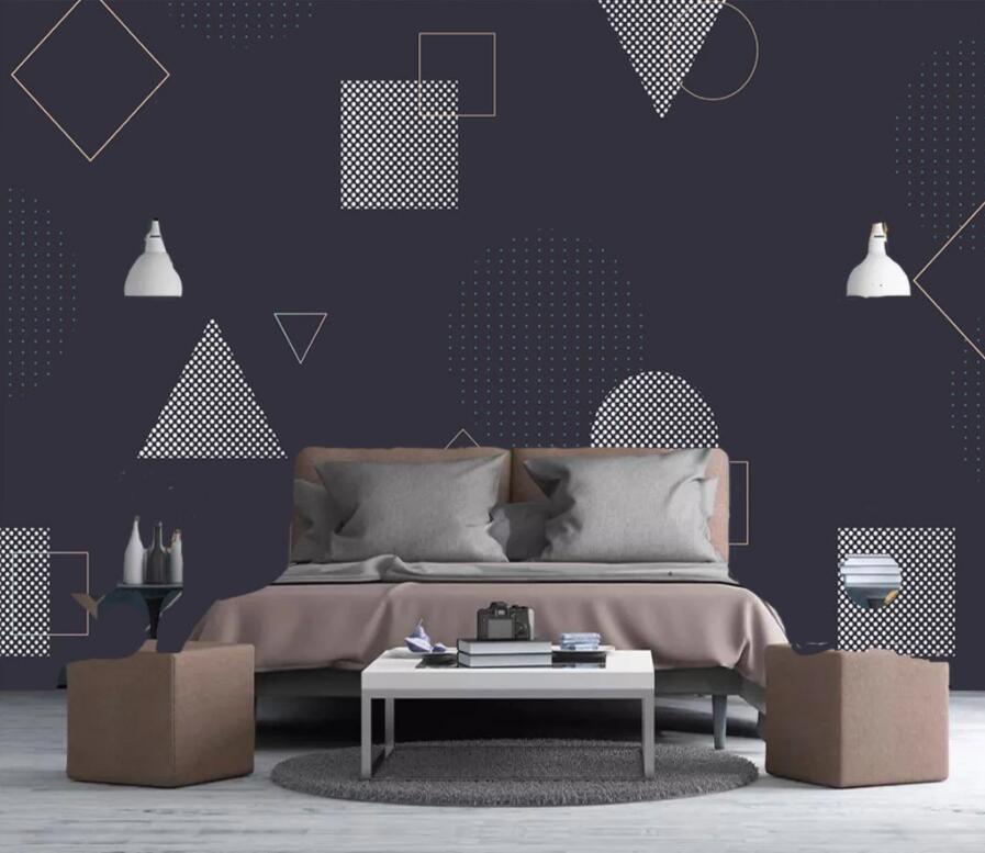 3D Geometric Patterns 2013 Wall Murals Wallpaper AJ Wallpaper 2 