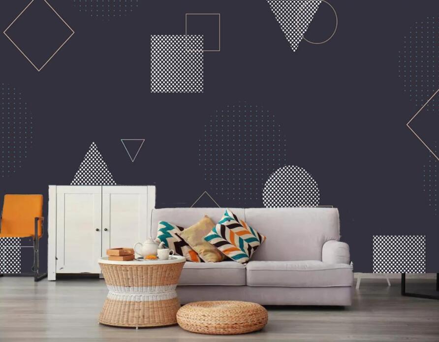 3D Geometric Patterns 2013 Wall Murals Wallpaper AJ Wallpaper 2 