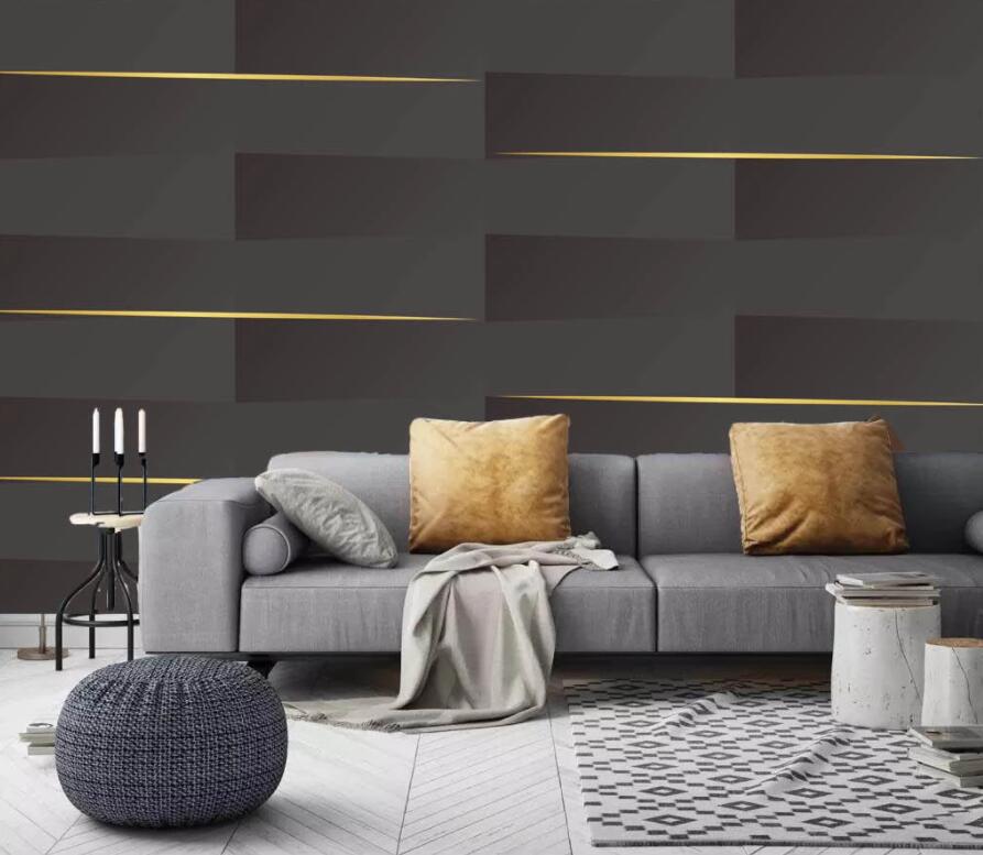 3D Golden Lines 1930 Wall Murals Wallpaper AJ Wallpaper 2 