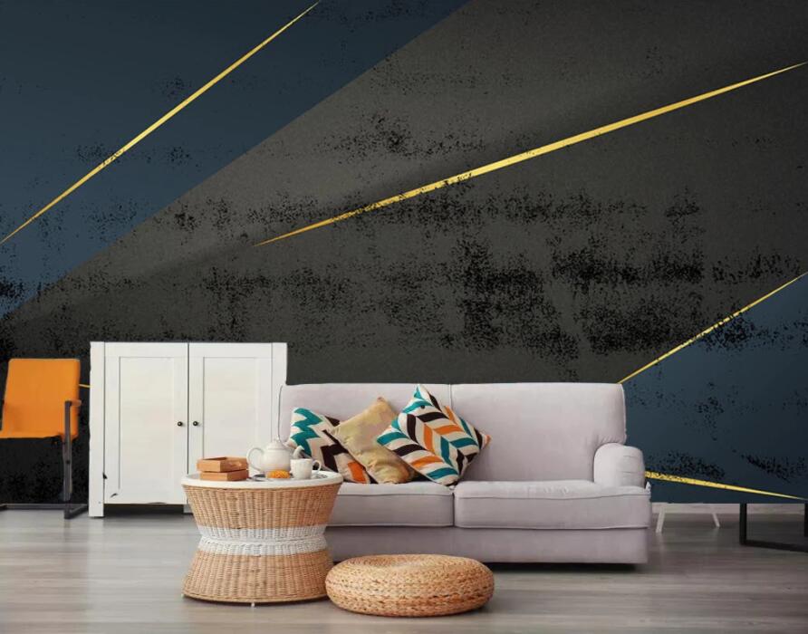 3D Golden Lines 1922 Wall Murals Wallpaper AJ Wallpaper 2 