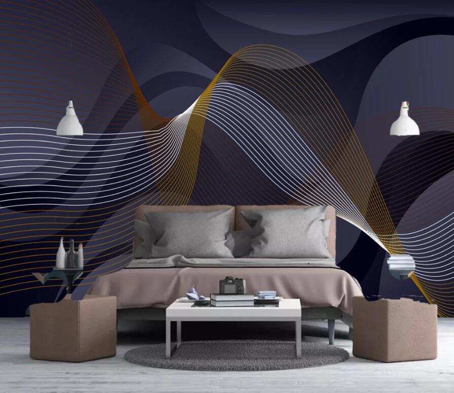 3D Golden Wave 2002 Wall Murals Wallpaper AJ Wallpaper 2 