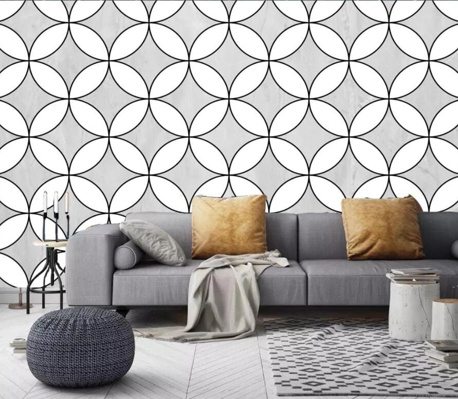 3D Round Tile 2927 Wall Murals Wallpaper AJ Wallpaper 2 