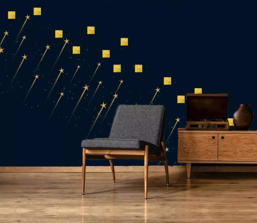3D Golden Square 2932 Wall Murals Wallpaper AJ Wallpaper 2 