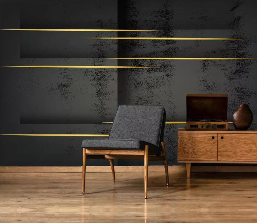 3D Simple Golden 2901 Wall Murals Wallpaper AJ Wallpaper 2 