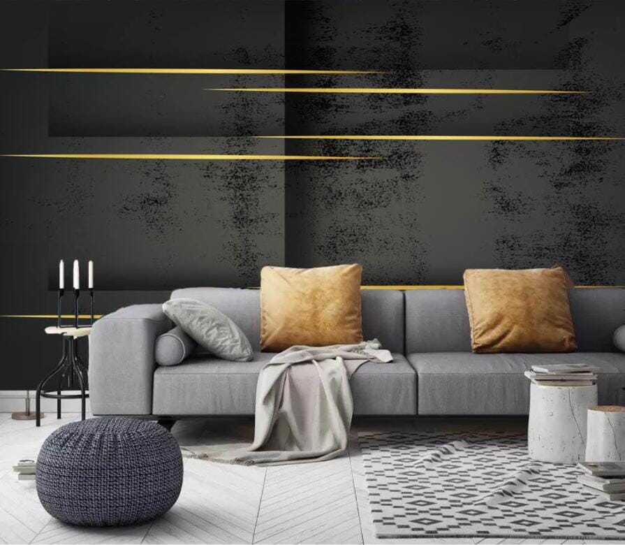 3D Simple Golden 2901 Wall Murals Wallpaper AJ Wallpaper 2 