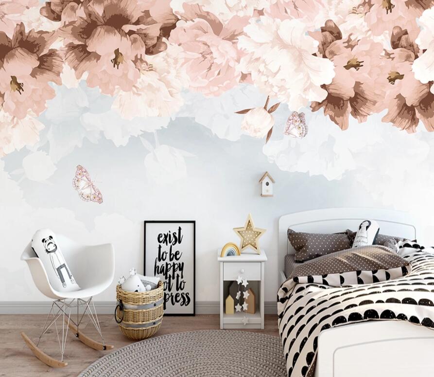 3D Colored Flowers 1522 Wall Murals Wallpaper AJ Wallpaper 2 