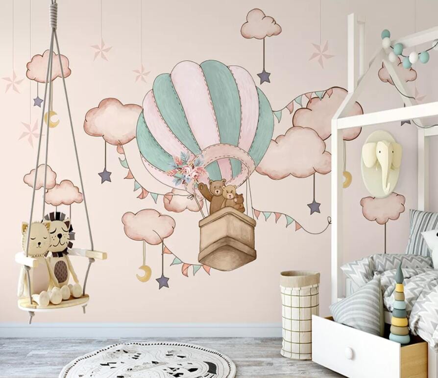 3D Hot Air Balloon 2513 Wall Murals Wallpaper AJ Wallpaper 2 