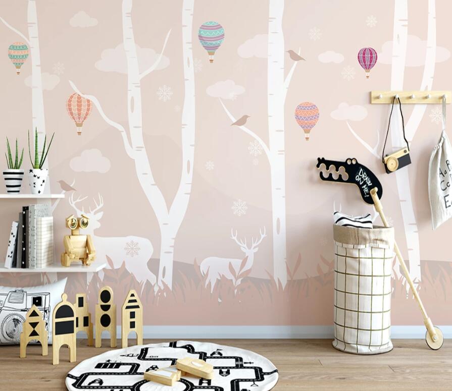 3D Forest Fawn 1444 Wall Murals Wallpaper AJ Wallpaper 2 