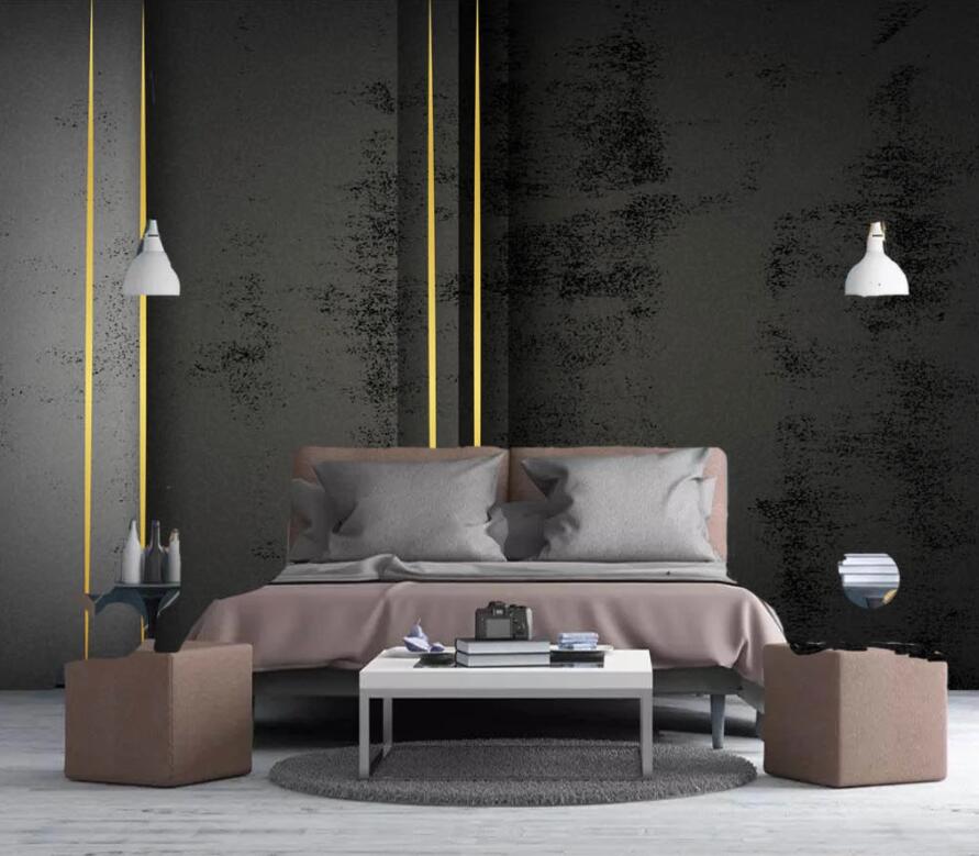 3D Golden Lines 1924 Wall Murals Wallpaper AJ Wallpaper 2 