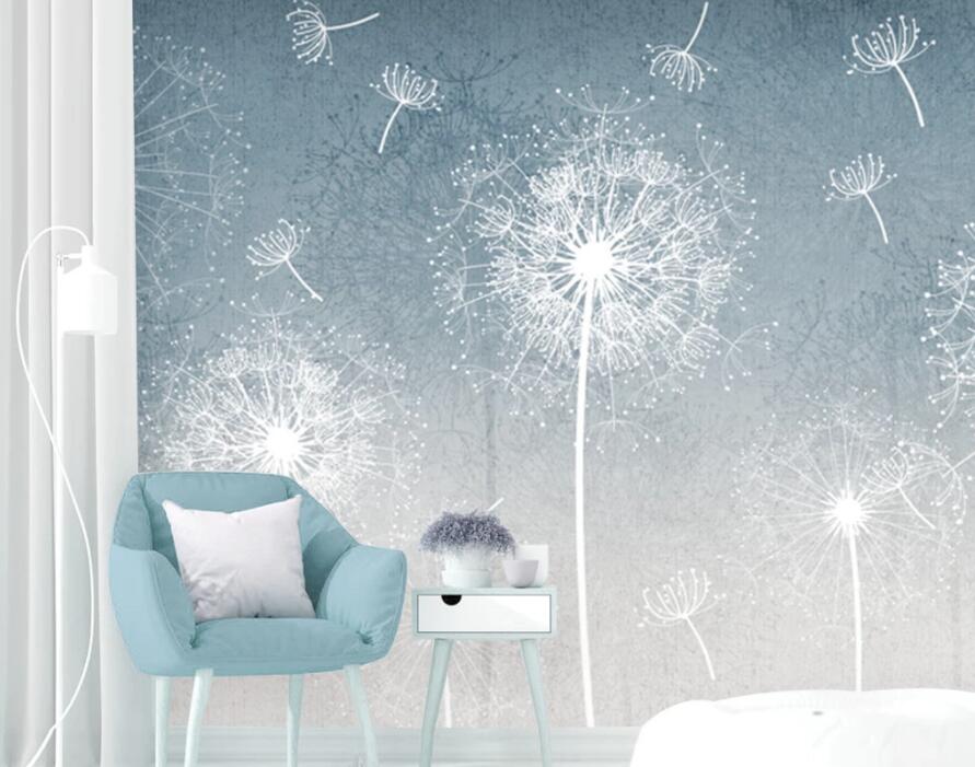 3D White Daisies 1742 Wall Murals Wallpaper AJ Wallpaper 2 